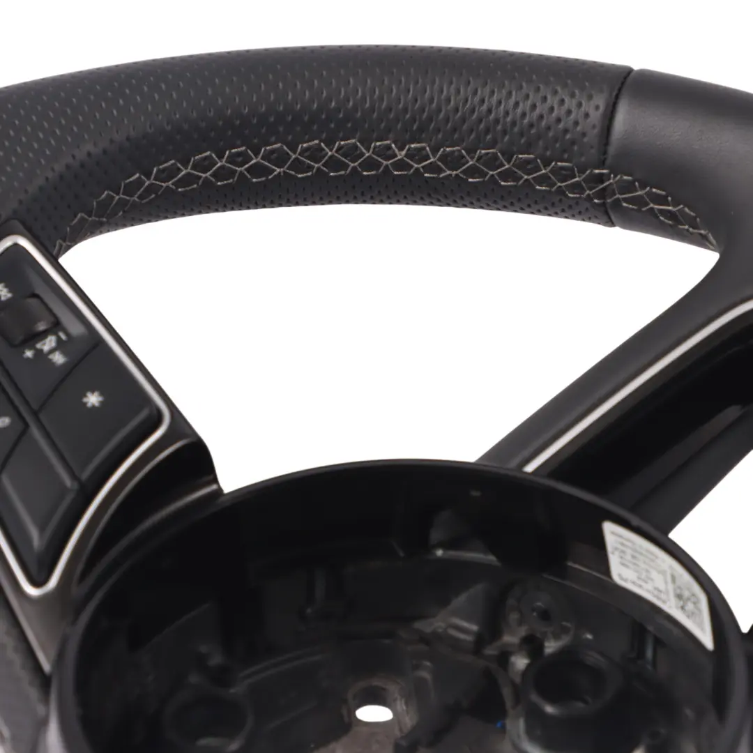 Audi A3 8V Lenkrad S Line Schwarz Leder Weiß Gewinde - SKU 8W0419689 - Teilenummer 8W0419689