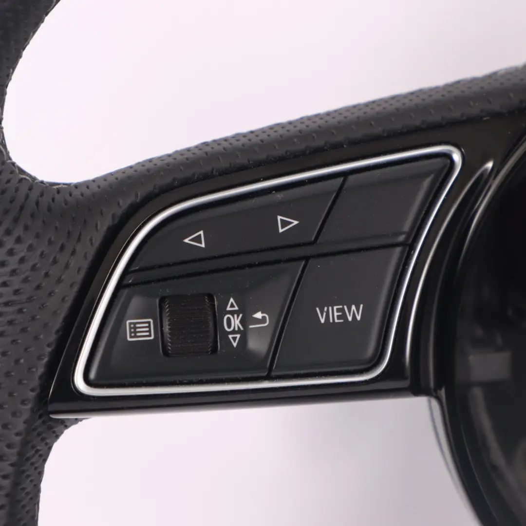 Audi A3 8V Lenkrad S Line Schwarz Leder Weiß Gewinde - SKU 8W0419689 - Teilenummer 8W0419689