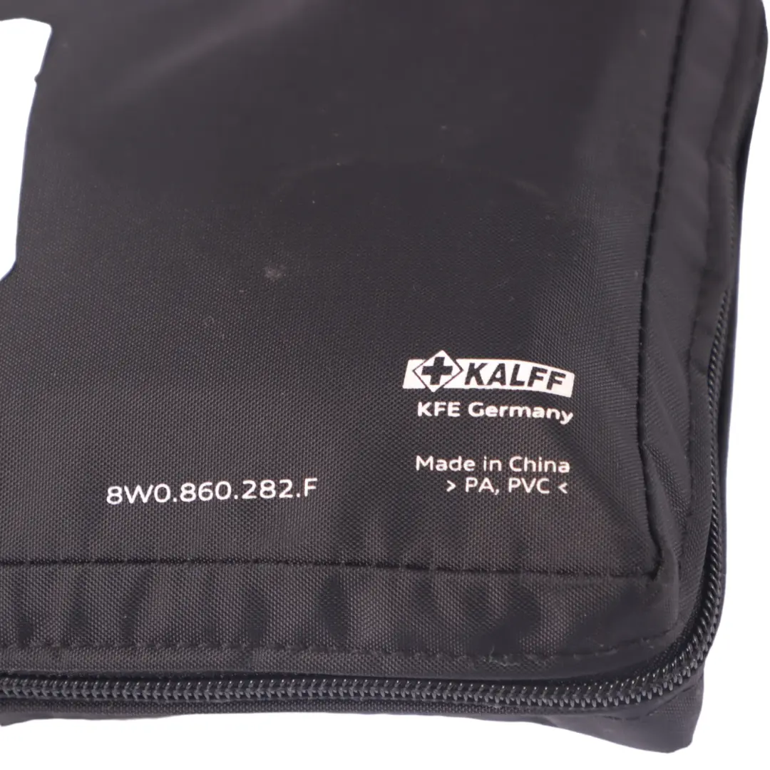 Audi Q2 GA Universal First Aid Emergency Medical Kit Black Pouch - SKU 8W0860282F - Part number 8W0860282F