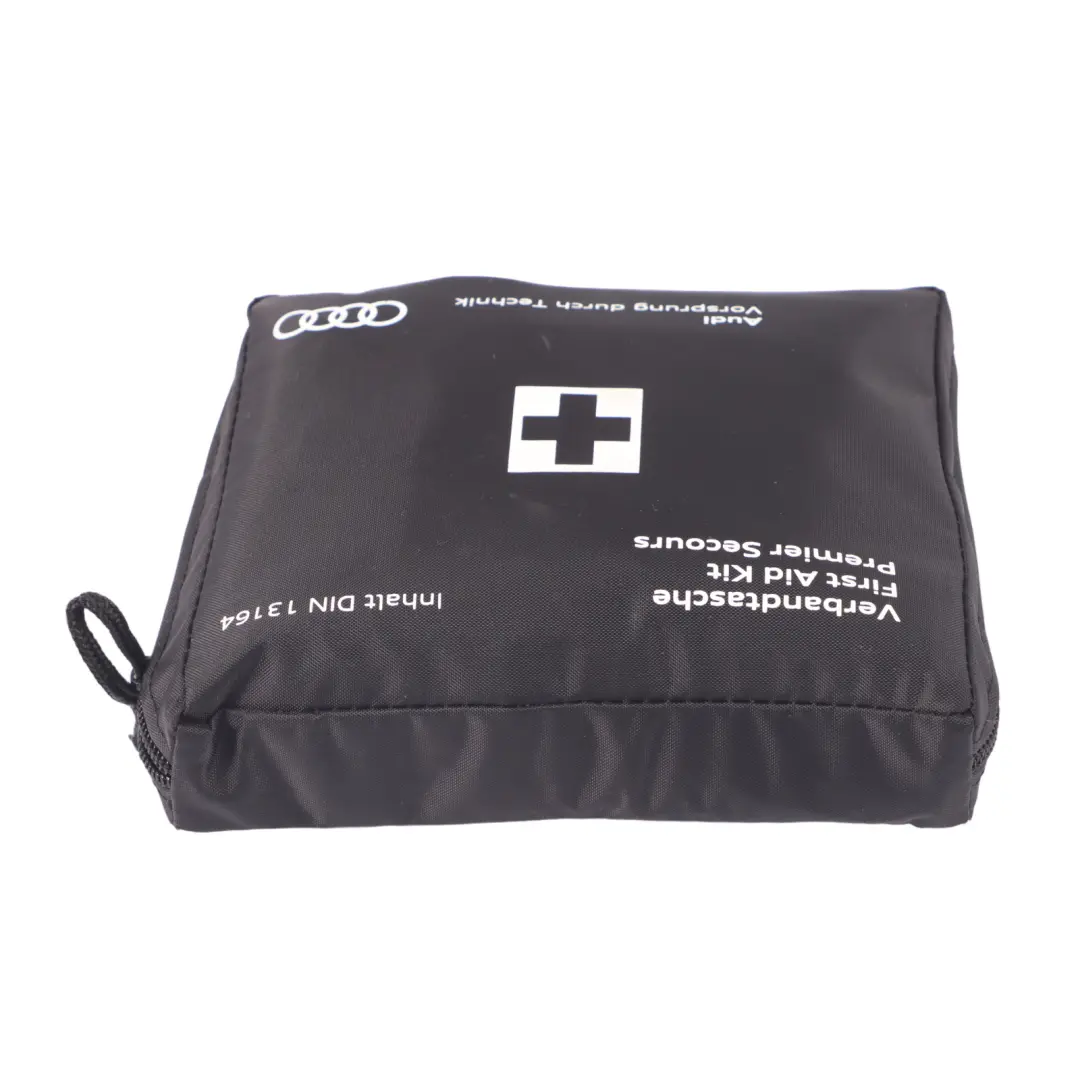 Audi Q2 GA Universal First Aid Emergency Medical Kit Black Pouch - SKU 8W0860282F - Part number 8W0860282F