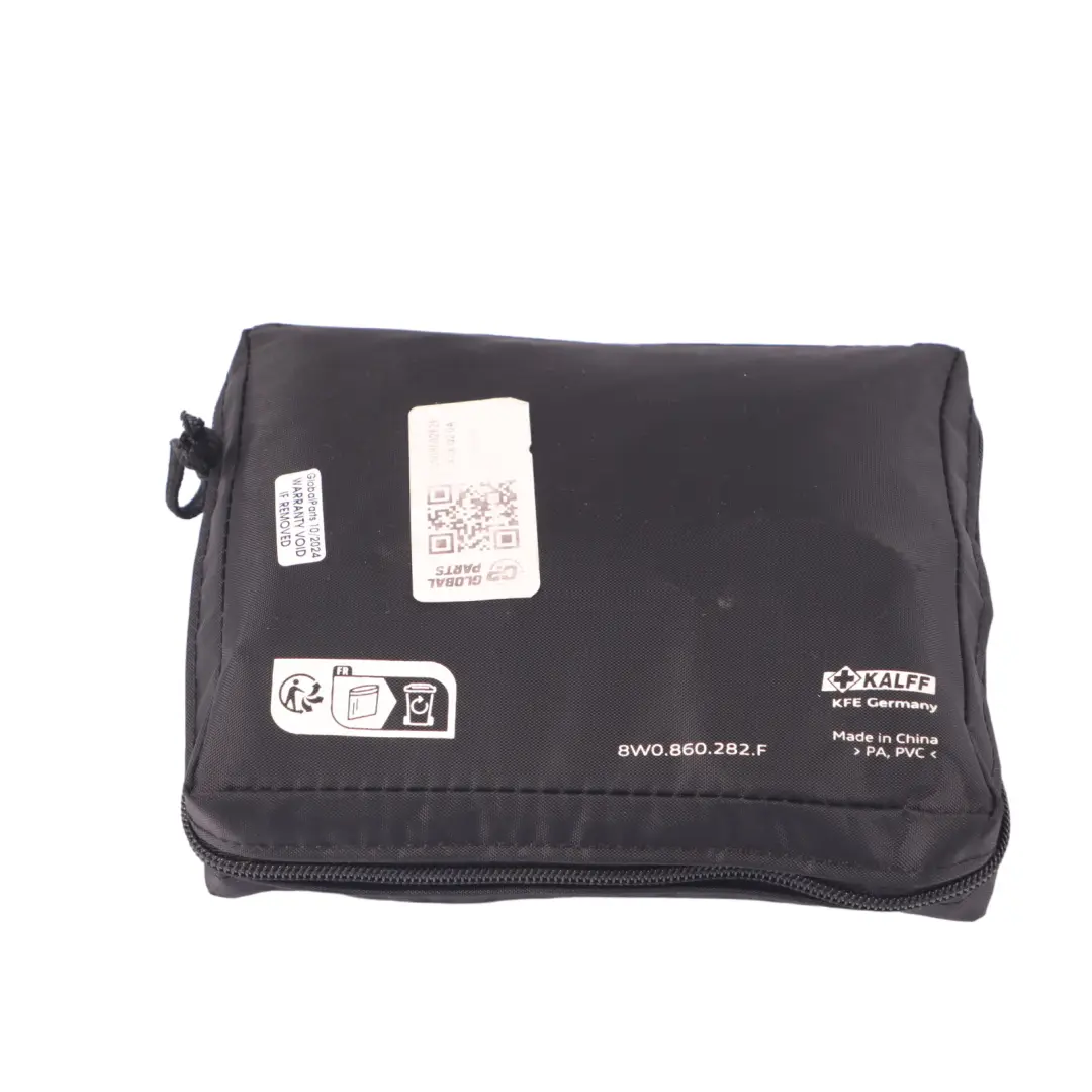 Universal First Aid Emergency Medical Kit Black Pouch to Audi Q2 GA with Part number 8W0860282F Audi Q2 GA Universal First Aid Emergency Medical Kit Black Pouch - SKU 8W0860282F - Part number 8W0860282F