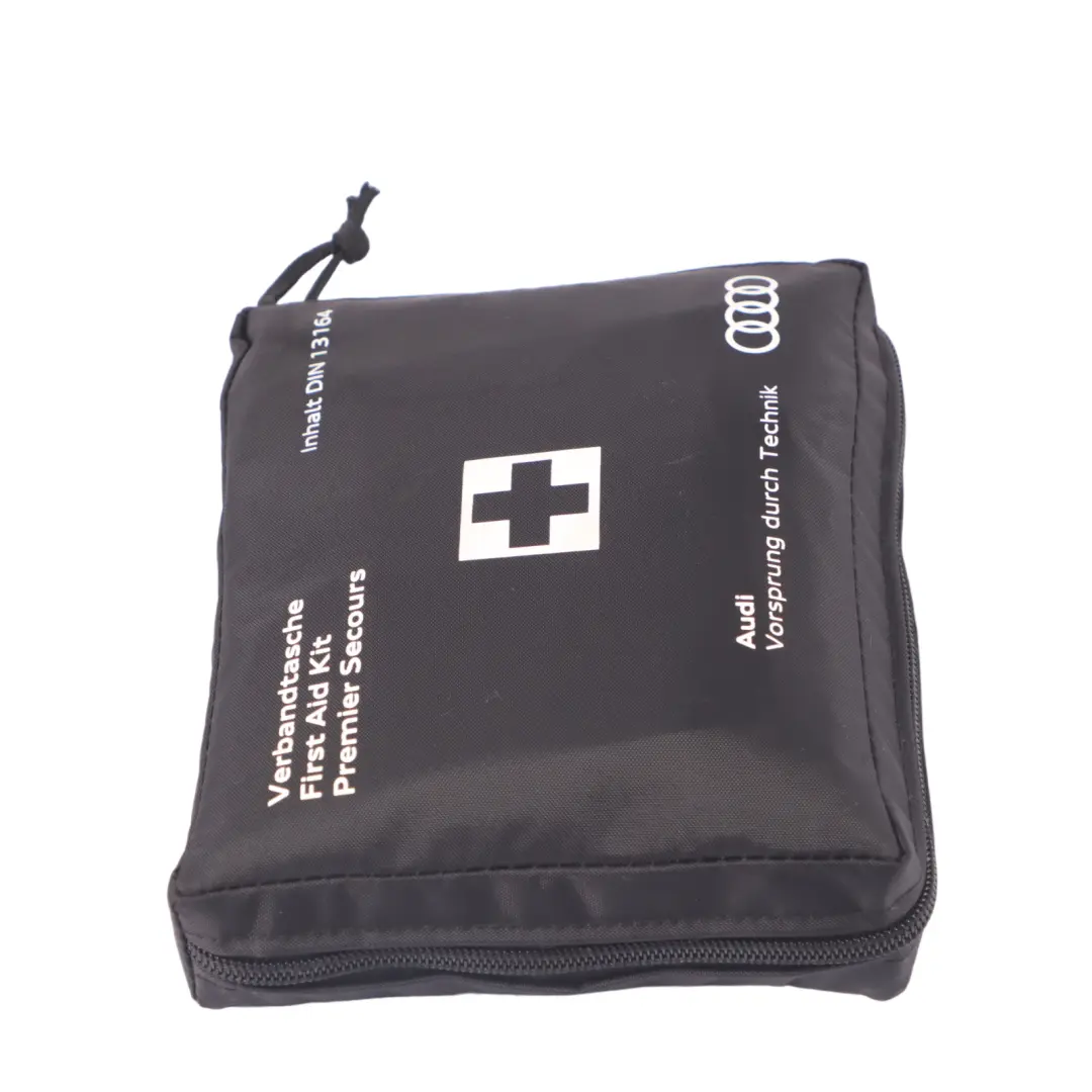 Audi Q2 GA Universal First Aid Emergency Medical Kit Black Pouch - SKU 8W0860282F - Part number 8W0860282F