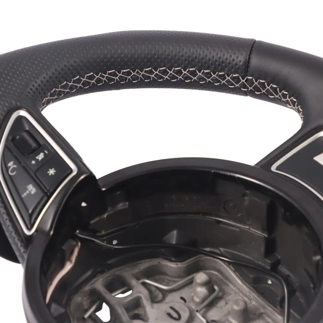 Audi A6 C7 S-Line NEW Black Leather Steering Wheel Paddle Shift - SKU 8X0419091M-1 - Part number 8X0419091M