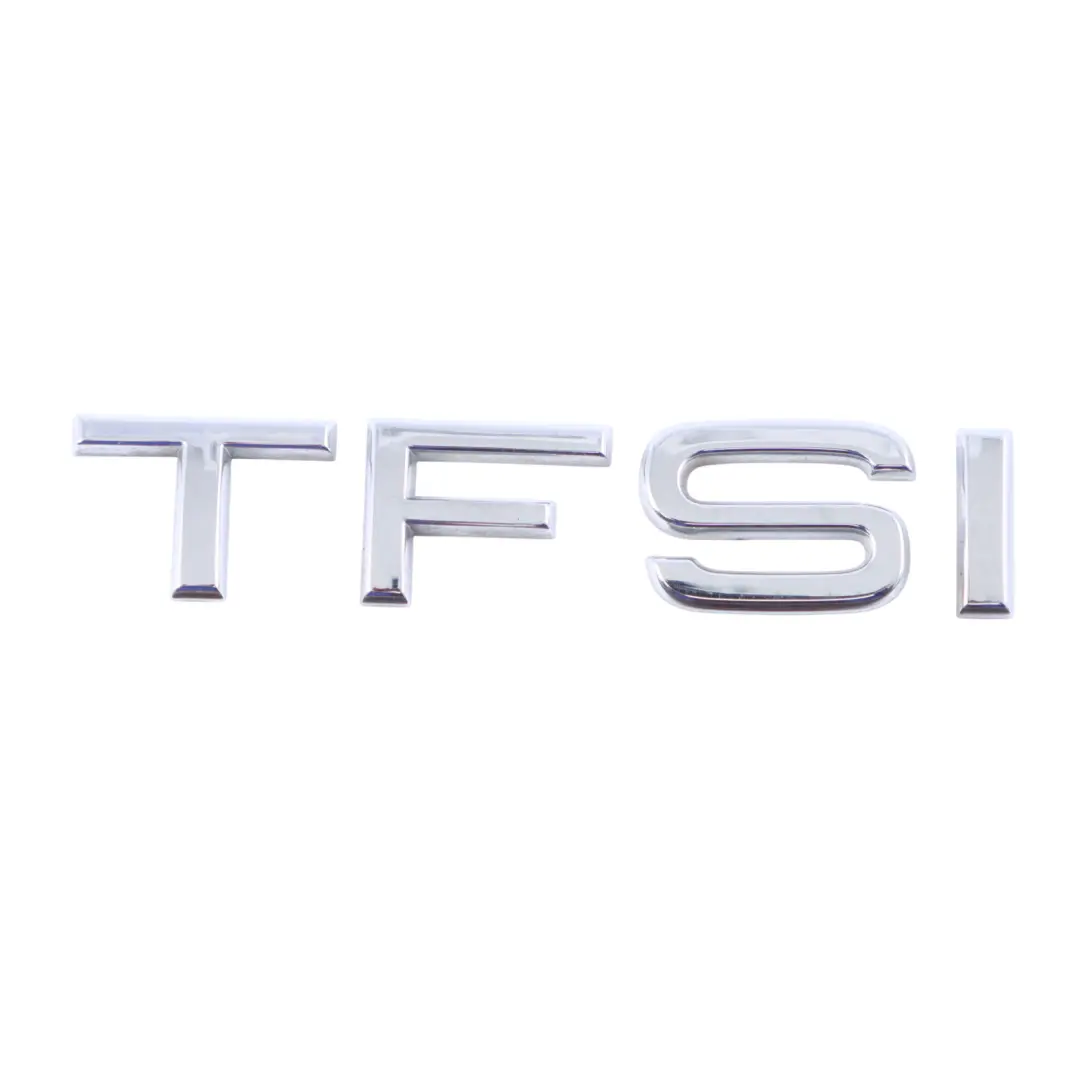 Audi A1 8X Rear Hatch Bootlid Tailgate Lettering Badge Emblem TFSI - SKU 8X0853737A - Part number 8X0853737A