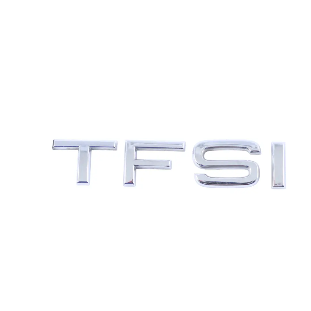 Audi A1 8X Rear Hatch Bootlid Tailgate Lettering Badge Emblem TFSI - SKU 8X0853737A - Part number 8X0853737A