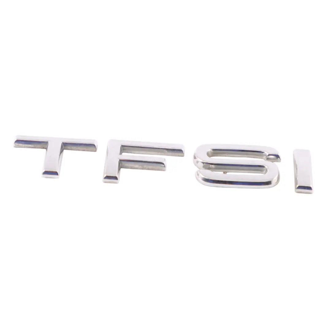 Bootlid Tailgate Lettering Badge Emblem TFSI to Audi A1 8X Rear Hatch with Part number 8X0853737A Audi A1 8X Rear Hatch Bootlid Tailgate Lettering Badge Emblem TFSI - SKU 8X0853737A - Part number 8X0853737A