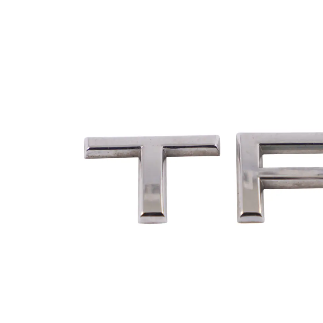 Audi A1 8X Rear Hatch Bootlid Tailgate Lettering Badge Emblem TFSI - SKU 8X0853737A - Part number 8X0853737A