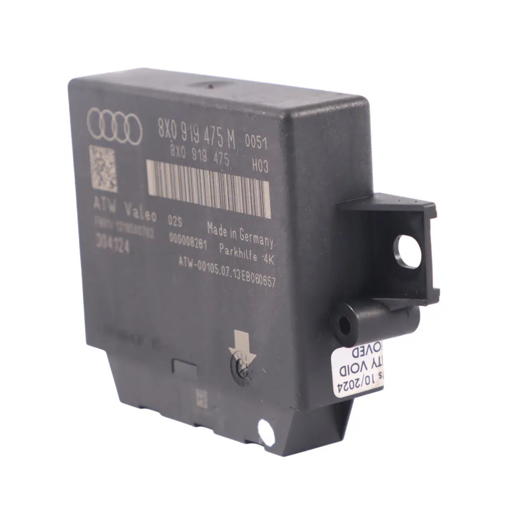 PDC Assistenza al parcheggio Modulo di controllo ECU per Audi Q3 8U con numero di parte 8X0919475M Audi Q3 8U PDC Assistenza al parcheggio Modulo di controllo ECU - SKU 8X0919475M - Numero di parte 8X0919475M