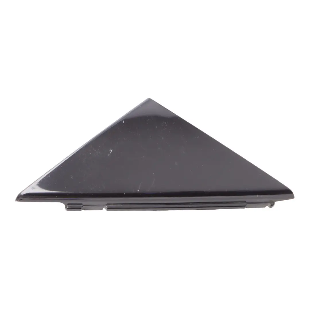 Audi A1 8X Door Triangle Trim Cover Front Left N/S Black Gloss - SKU 8X4837637E - Part number 8X4837637E