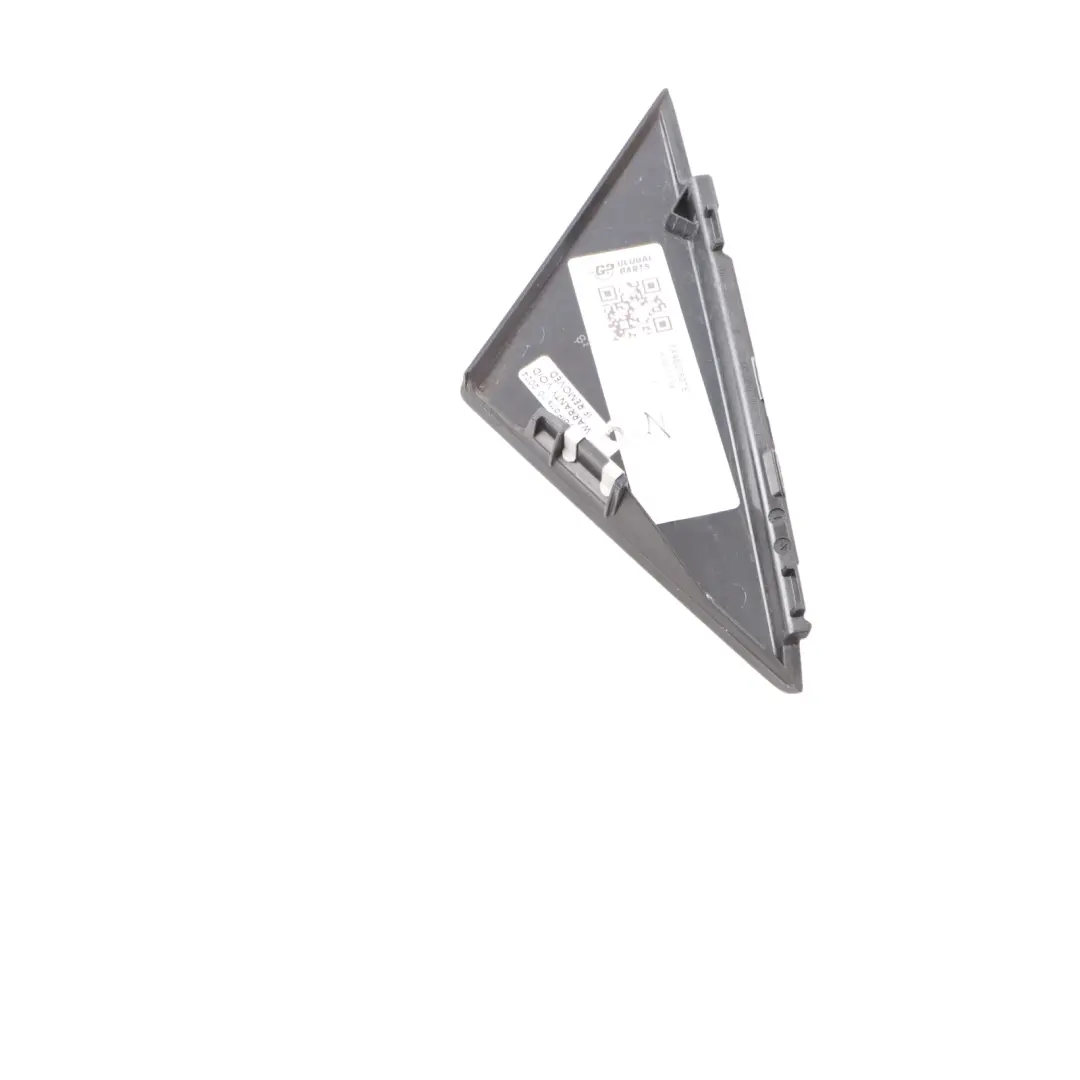 Audi A1 8X Door Triangle Trim Cover Front Left N/S Black Gloss - SKU 8X4837637E - Part number 8X4837637E