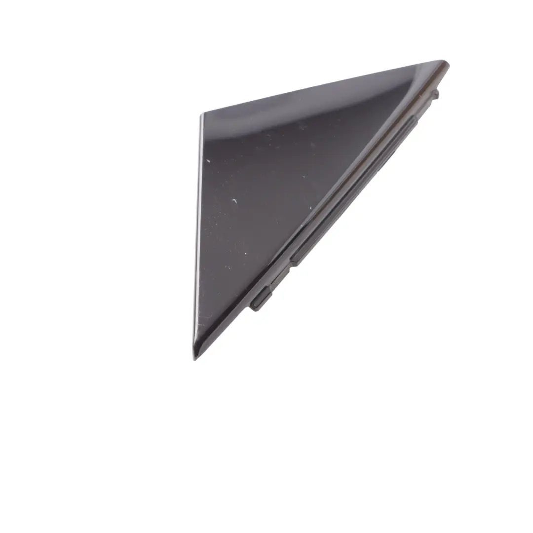 Audi A1 8X Door Triangle Trim Cover Front Left N/S Black Gloss - SKU 8X4837637E - Part number 8X4837637E