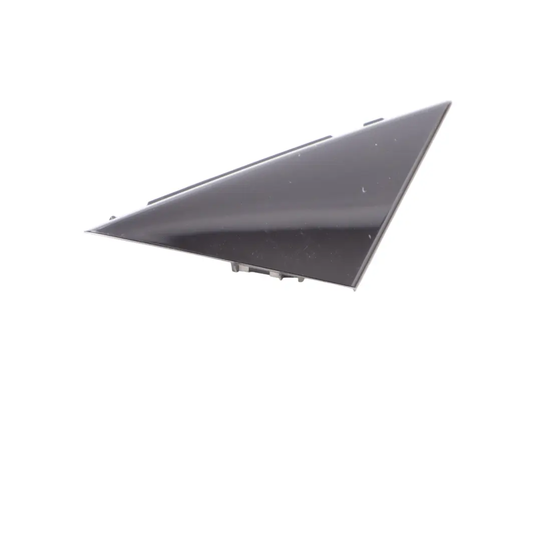 Audi A1 8X Door Triangle Trim Cover Front Left N/S Black Gloss - SKU 8X4837637E - Part number 8X4837637E