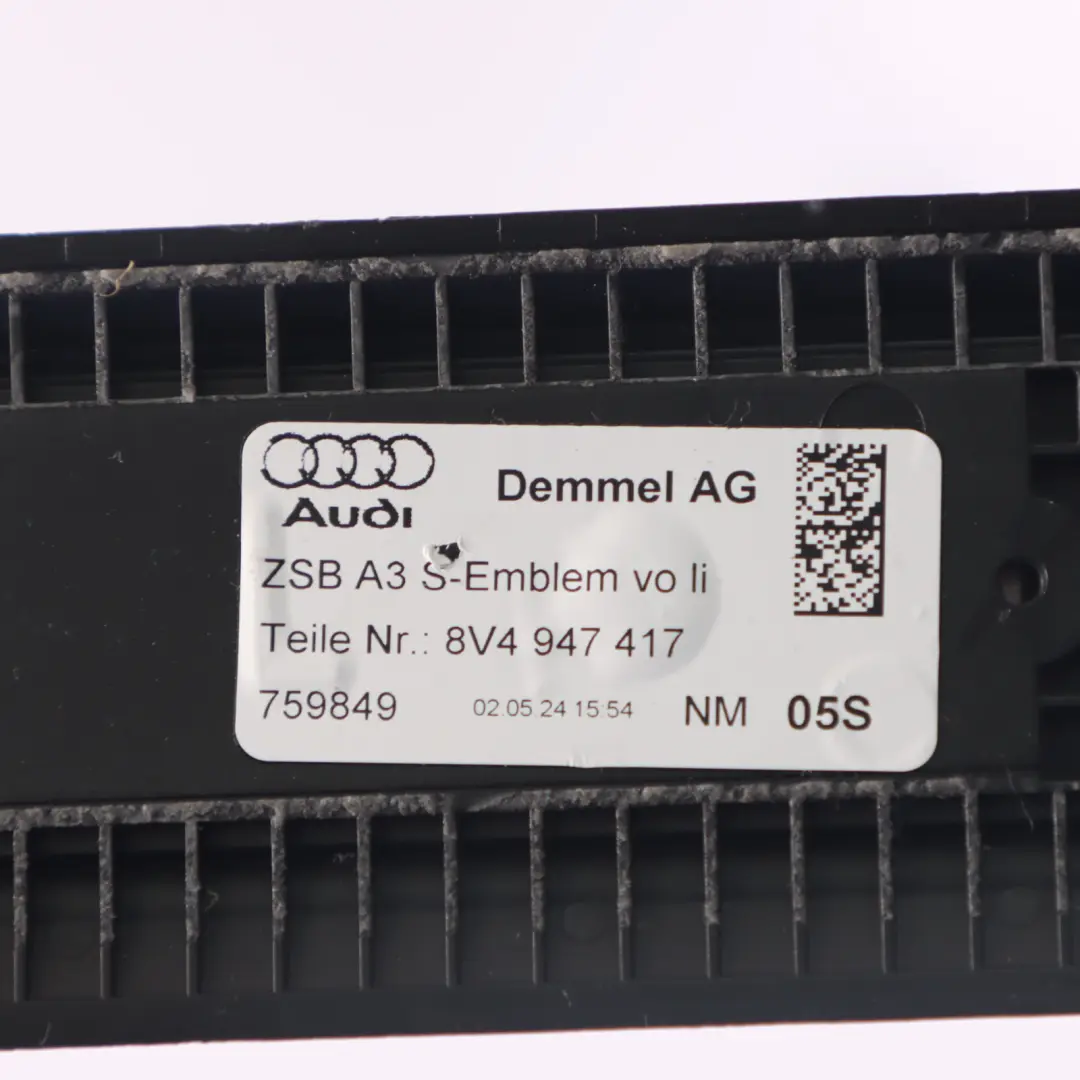Plaque de seuil éclairée de porte avant gauche pour Audi Q2 GA à propos du numéro de pièce 8V4947417 Audi Q2 GA Plaque de seuil éclairée de porte avant gauche - SKU 8V4947417 - Numéro de pièce 8V4947417