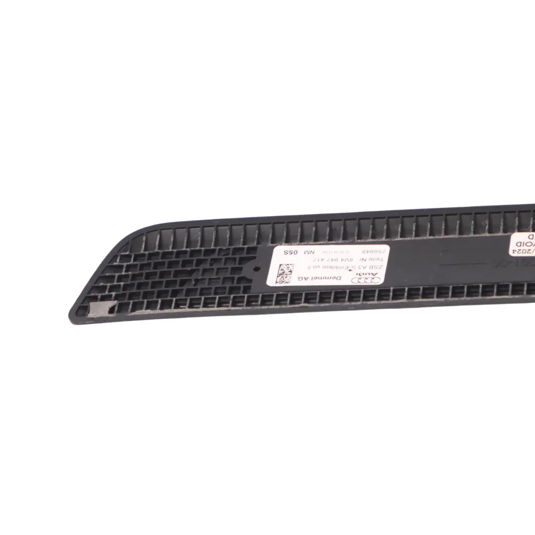 Audi Q2 GA Front Door Illuminated Sill Strip Plate Trim Left N/S - SKU 8V4947417 - Part number 8V4947417