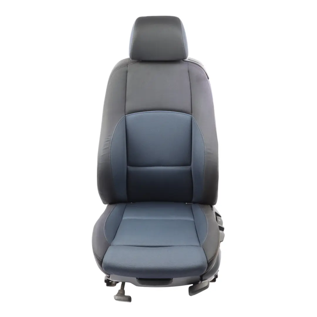 Front Seat M Sport Left N/S Interior Cloth Fabric Network Monaco Blue to BMW E81 with Part number 9124291 BMW E81 Front Seat M Sport Left N/S Interior Cloth Fabric Network Monaco Blue - SKU 9124291-1 - Part number 9124291
