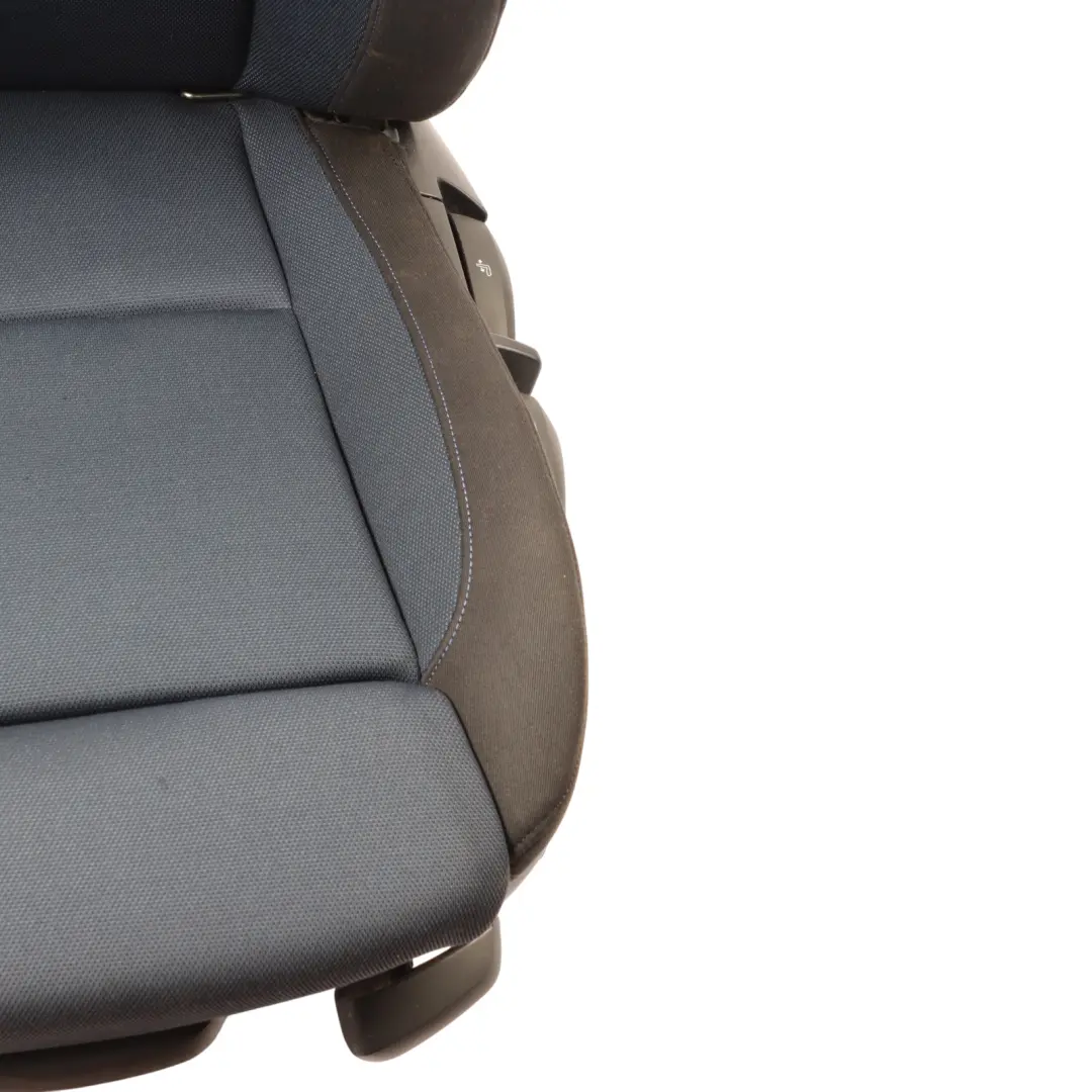 BMW E81 Front Seat M Sport Left N/S Interior Cloth Fabric Network Monaco Blue - SKU 9124291-1 - Part number 9124291