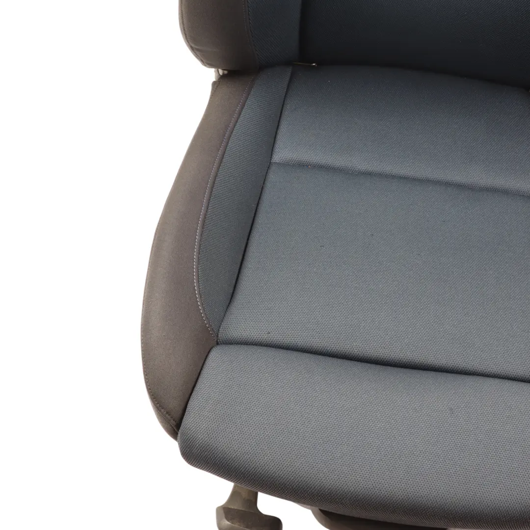BMW E81 Front Seat M Sport Left N/S Interior Cloth Fabric Network Monaco Blue - SKU 9124291-1 - Part number 9124291