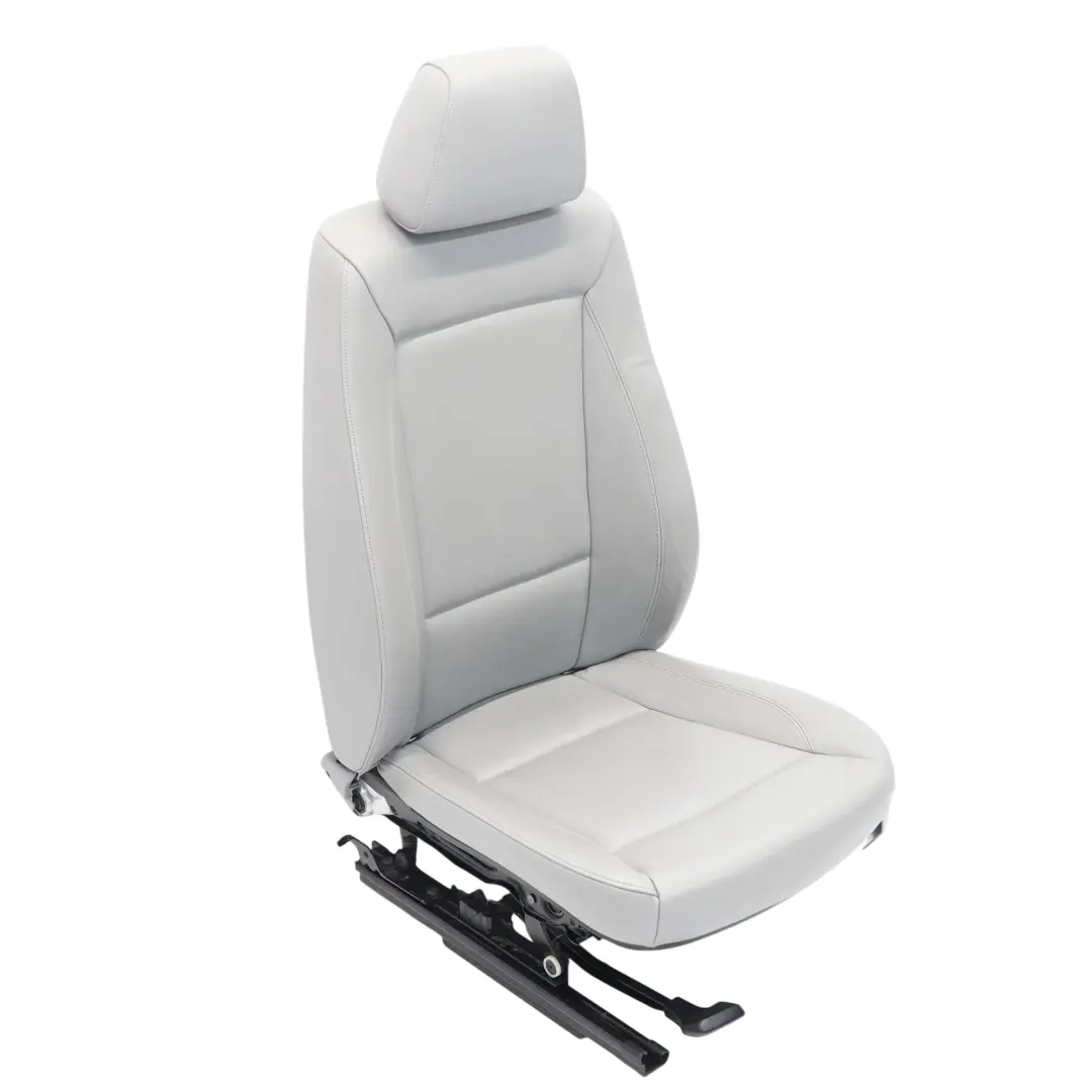 BMW E87 LCI Fotel Lewy Przód Grzany Skóra Szary - SKU 9127337-2 - Numer Części 9127337