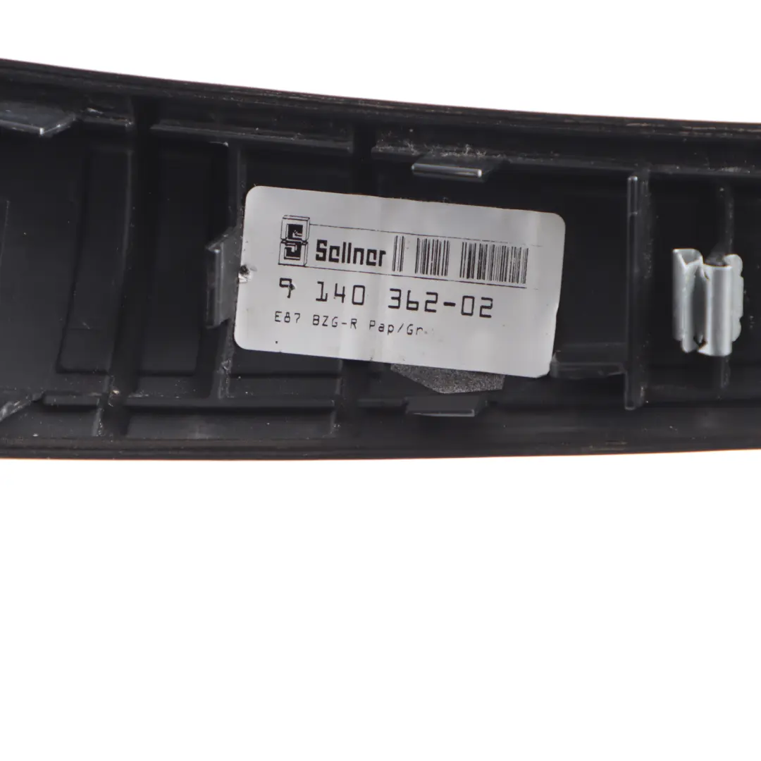 Trim Door Handle BMW E81 E82 E87 LCI Interior Right O/S Grey Poplar Wood to with Part number 9140362 Trim Door Handle BMW E81 E82 E87 LCI Interior Right O/S Grey Poplar Wood - SKU 9140362-1 - Part number 9140362