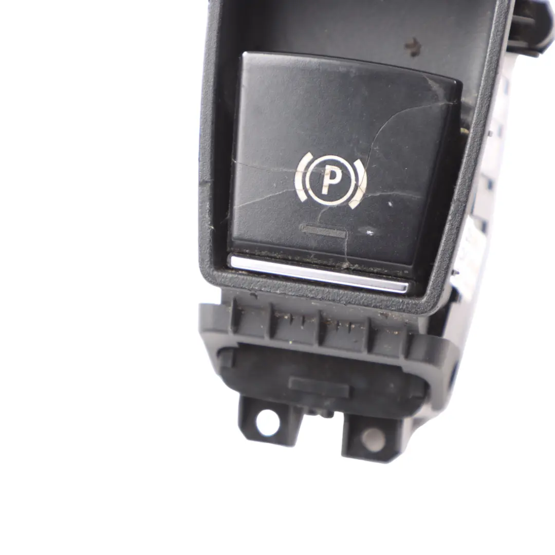 Parking Brake Switch BMW F10 F11 F13 Button Trim Black Handbrake to with Part number 9180199 Parking Brake Switch BMW F10 F11 F13 Button Trim Black Handbrake - SKU 9180199 - Part number 9180199