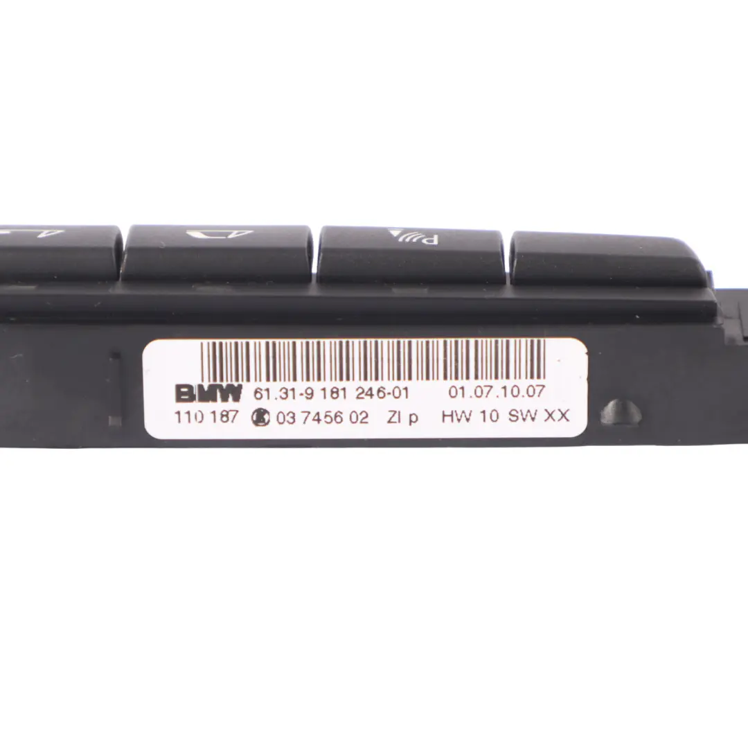 Folding Roof Switch Control Panel to BMW E88 Convertible with Part number 9181246 BMW E88 Convertible Folding Roof Switch Control Panel - SKU 9181246 - Part number 9181246