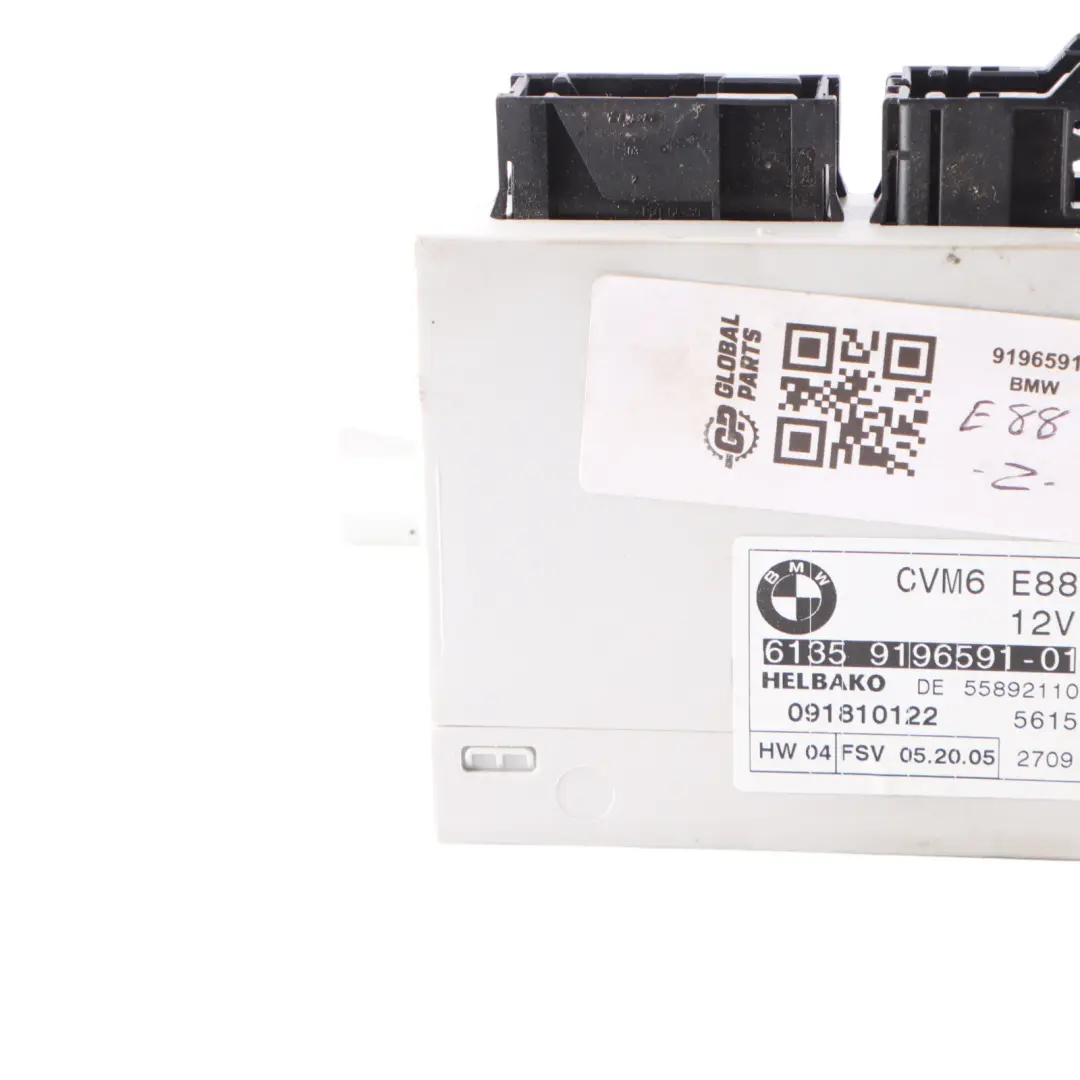 BMW E88 Cabrio Cabriolet Toit rabattable Module ECU CVM6 - SKU 9196591 - Numéro de pièce 9196591