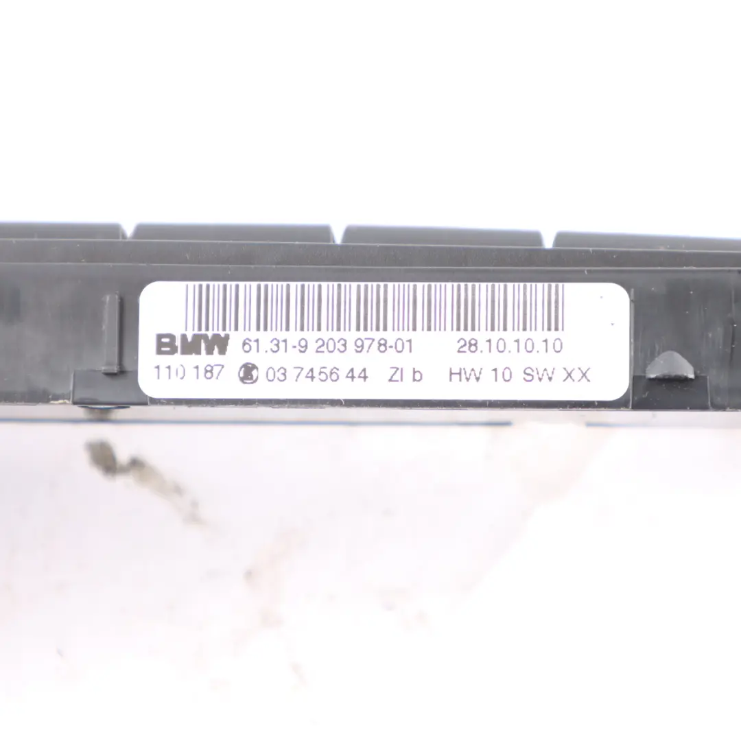 BMW E90 Panel Botones Start Stop PDC DTC Central - SKU 9203978 - Número de pieza 9203978