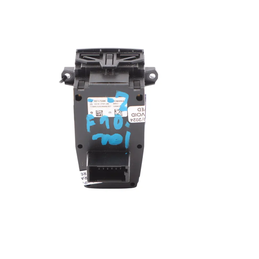 Interruttore freno stazionamento BMW F10 F11 F12 Pulsante dell'interruttore per con numero di parte 9217594 Interruttore freno stazionamento BMW F10 F11 F12 Pulsante dell'interruttore - SKU 9217594-2 - Numero di parte 9217594