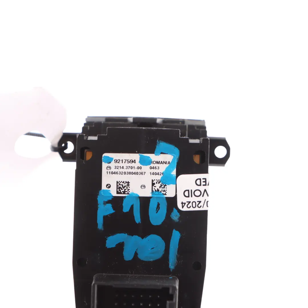 Interrupteur frein stationnement BMW F10 F11 F12 Bouton d'interrupteur maintien pour à propos du numéro de pièce 9217594 Interrupteur frein stationnement BMW F10 F11 F12 Bouton d'interrupteur maintien - SKU 9217594-2 - Numéro de pièce 9217594