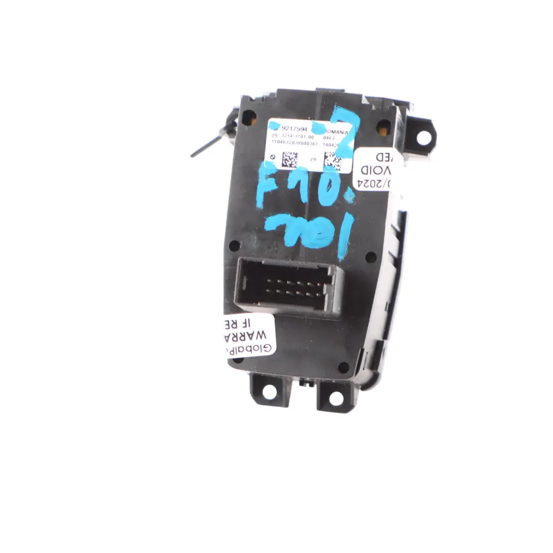 Interrupteur frein stationnement BMW F10 F11 F12 Bouton d'interrupteur maintien pour à propos du numéro de pièce 9217594 Interrupteur frein stationnement BMW F10 F11 F12 Bouton d'interrupteur maintien - SKU 9217594-2 - Numéro de pièce 9217594