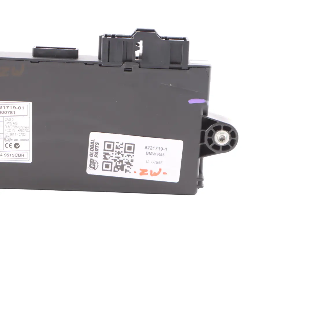 Mini Cooper R55 R56 R60 CAS 3 ECU Unità controllo Modulo lettura chiave - SKU 9221719-1 - Numero di parte 9221719