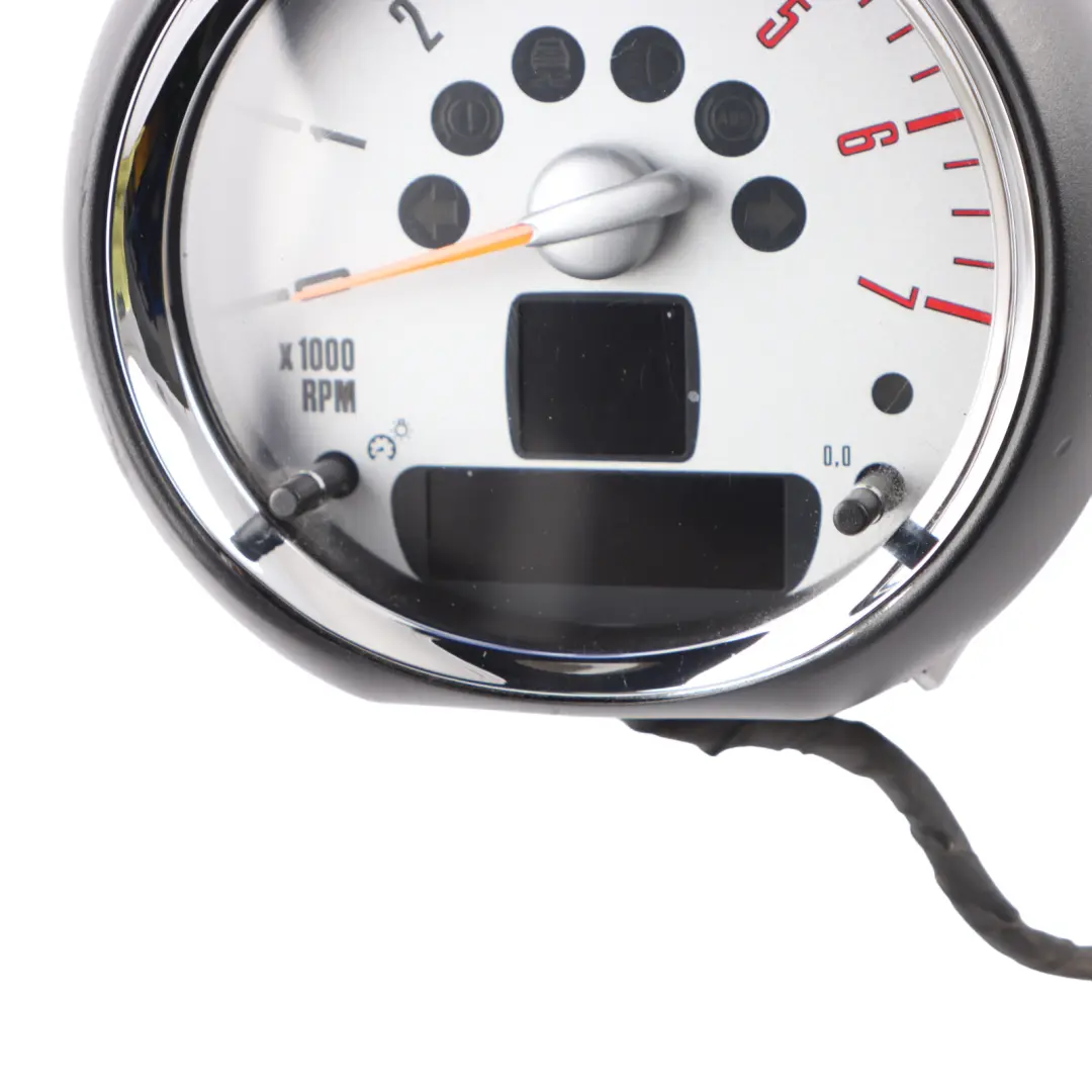 Tacómetro Cuentarrevoluciones Reloj Cromo para Mini R60 con número de pieza 9243878 Mini R60 Tacómetro Cuentarrevoluciones Reloj Cromo - SKU 9243878 - Número de pieza 9243878