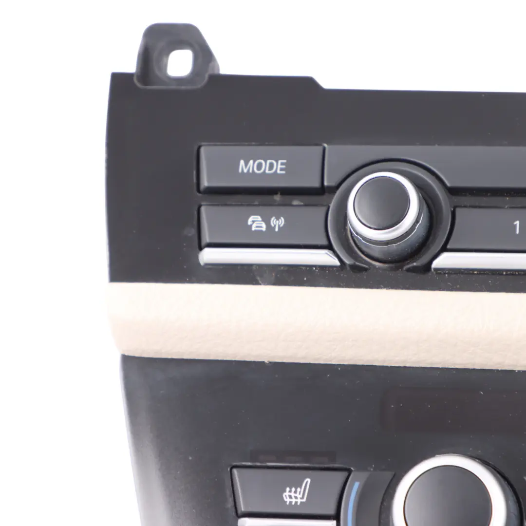 Radio Aria Condizionata A/C Pannello Interruttori Beige per BMW F10 F11 con numero di parte 9249708 BMW F10 F11 Radio Aria Condizionata A/C Pannello Interruttori Beige - SKU 9249708-1 - Numero di parte 9249708