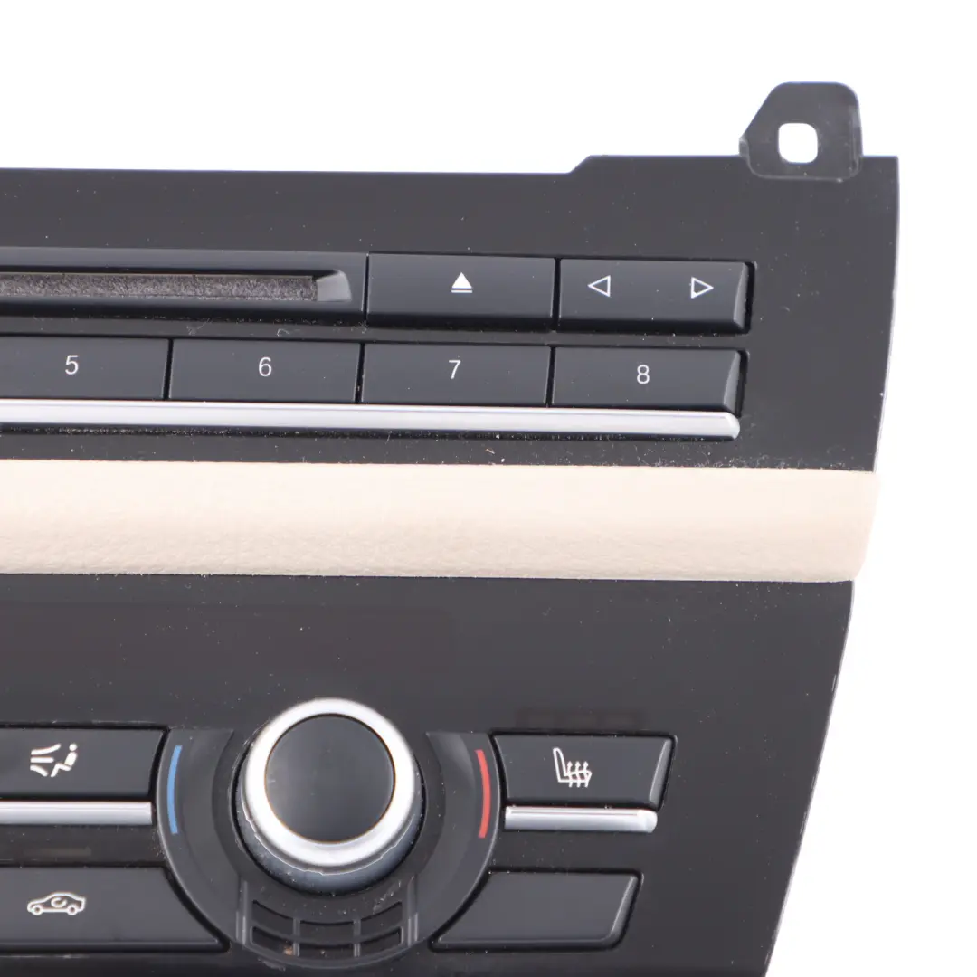 Radio Aria Condizionata A/C Pannello Interruttori Beige per BMW F10 F11 con numero di parte 9249708 BMW F10 F11 Radio Aria Condizionata A/C Pannello Interruttori Beige - SKU 9249708-1 - Numero di parte 9249708