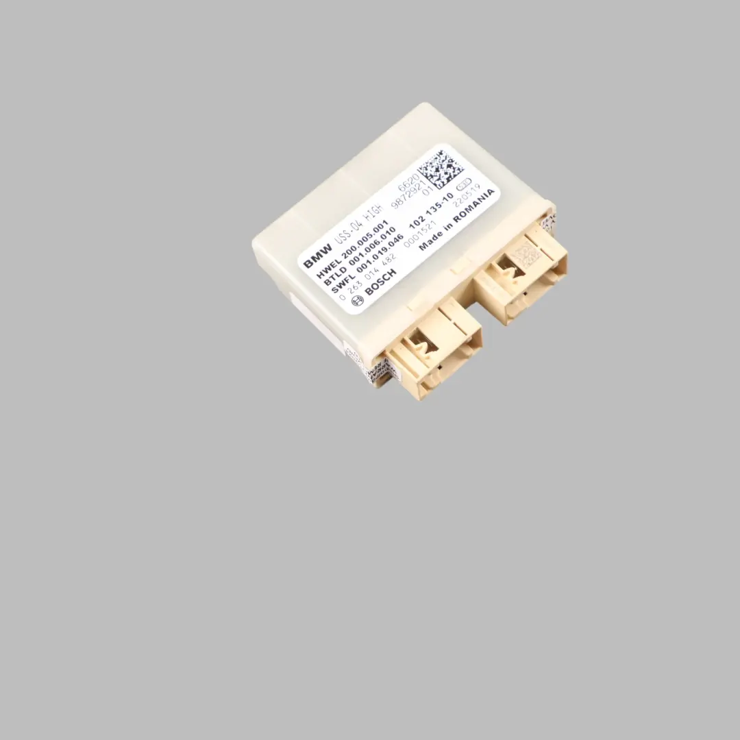 Parking Distance Ultrasonic Sensor Control Module Unit to BMW F40 F92 G20 with Part number 9258589 BMW F40 F92 G20 Parking Distance Ultrasonic Sensor Control Module Unit - SKU 9258589 - Part number 9258589