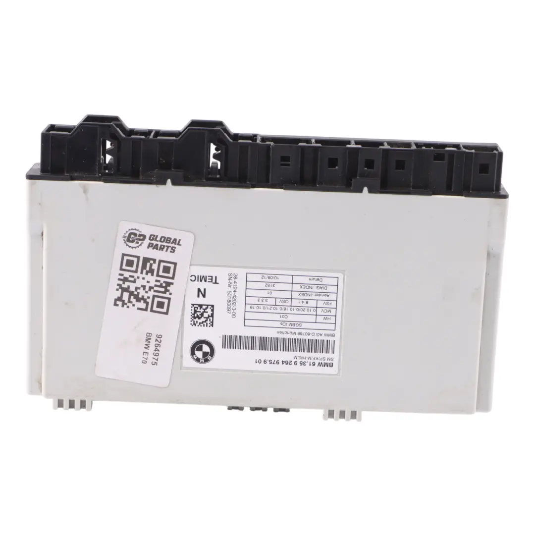 Vorder Sitz Steuergerät Modul Speicher ECU für BMW X5 E70 X6 E71 mit Teilenummer 9264975 BMW X5 E70 X6 E71 Vorder Sitz Steuergerät Modul Speicher ECU - SKU 9264975 - Teilenummer 9264975