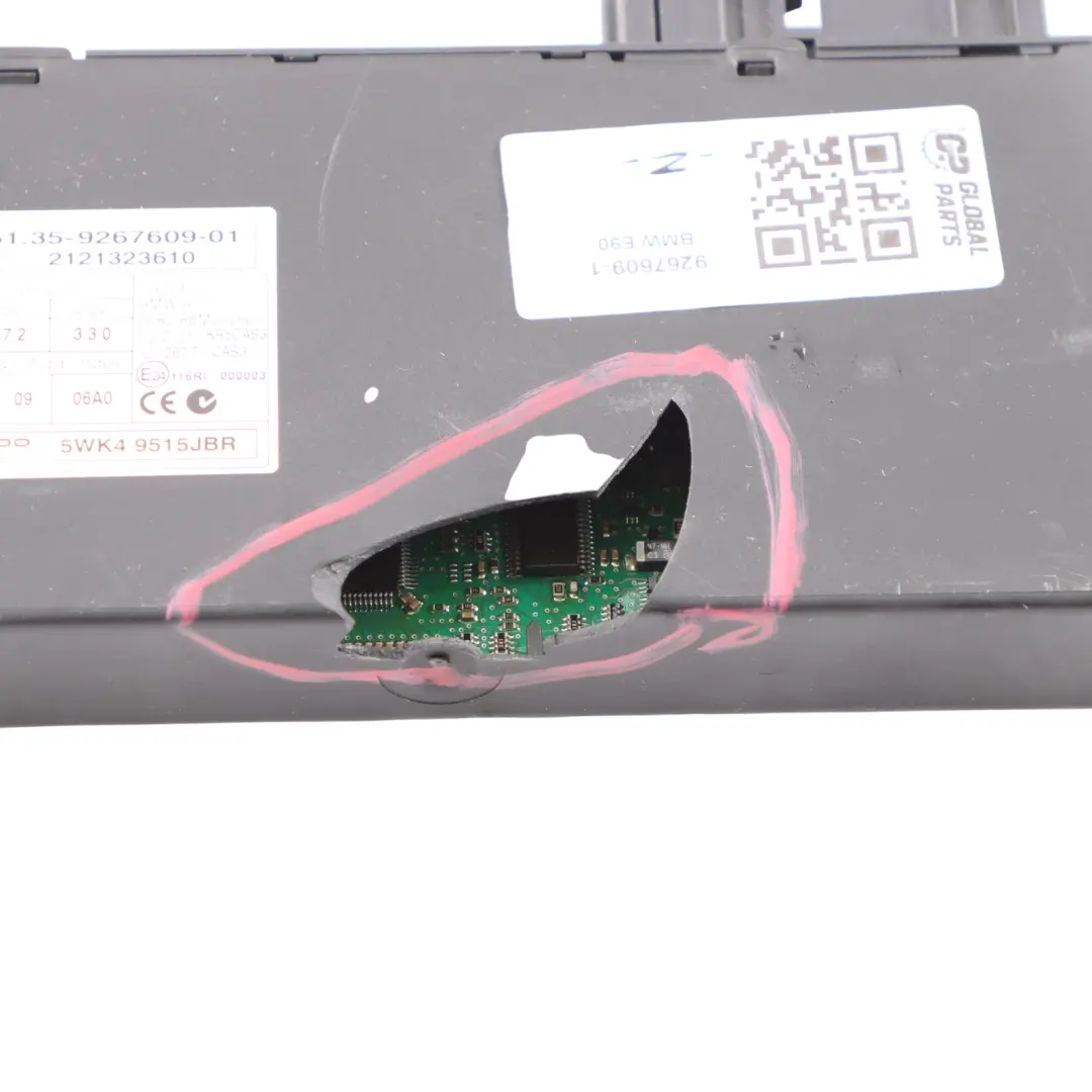 CAS 3 ECU Gateway Control Unit Key Reading Module to BMW E60 E87 E90 with Part number 9267609 BMW E60 E87 E90 CAS 3 ECU Gateway Control Unit Key Reading Module - SKU 9267609-1 - Part number 9267609