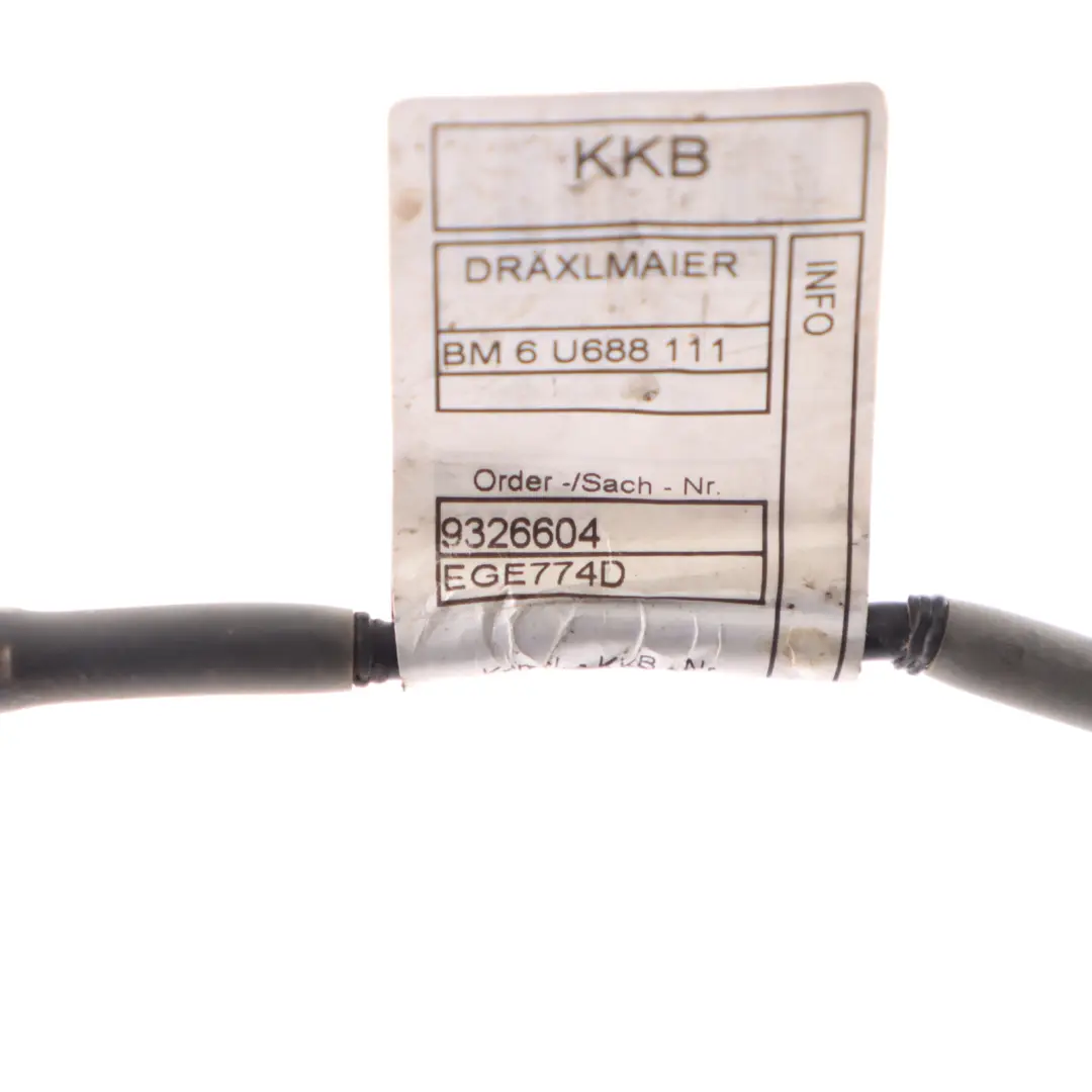 Auxiliary Heater Electric Wiring Cable Loom Harness to BMW X5 F15 with Part number 9326604 BMW X5 F15 Auxiliary Heater Electric Wiring Cable Loom Harness - SKU 9326604 - Part number 9326604