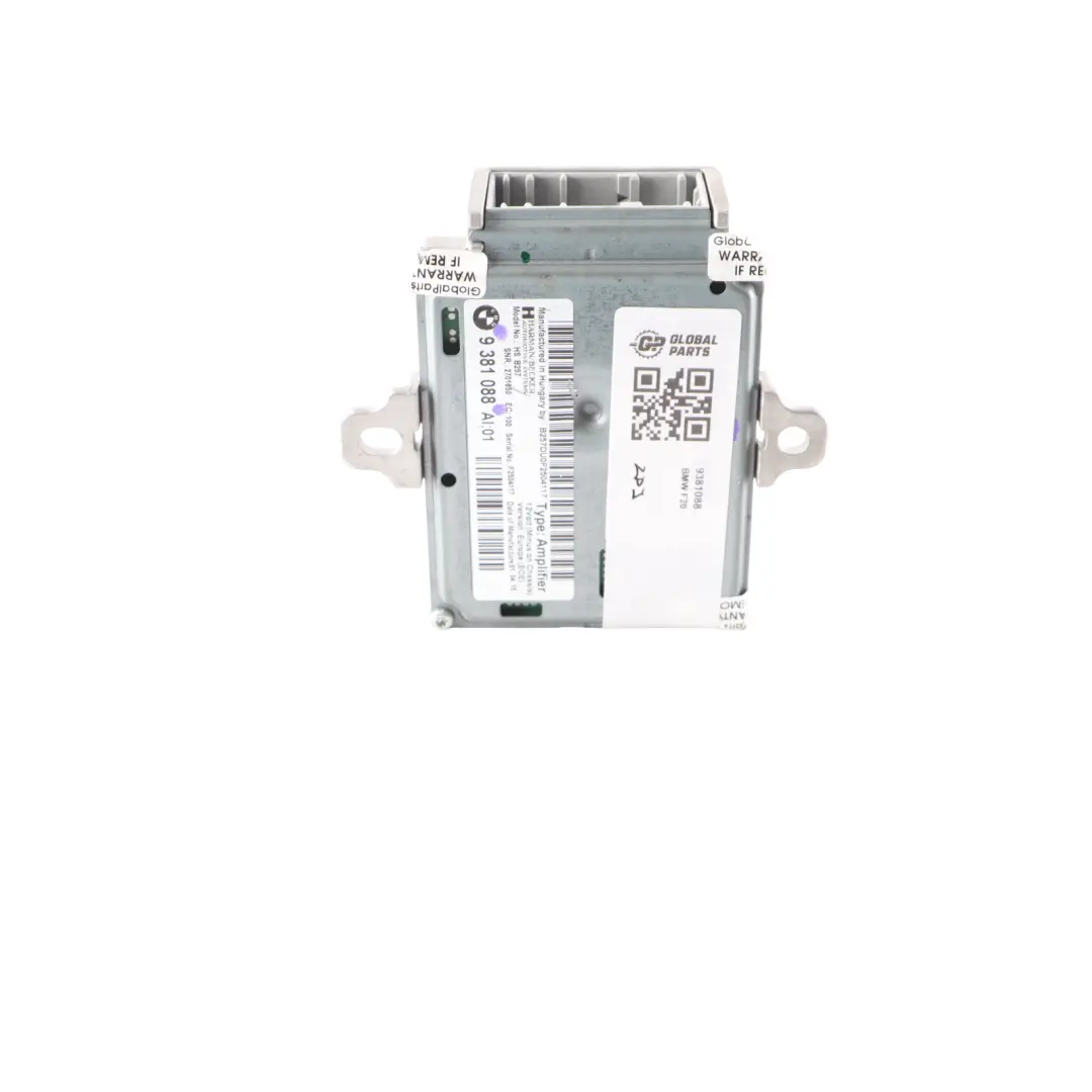 Audio Amplifier BMW F20 F21 F22 Harman Kardon Active Sound Design Unit to with Part number 9381088 Audio Amplifier BMW F20 F21 F22 Harman Kardon Active Sound Design Unit - SKU 9381088 - Part number 9381088