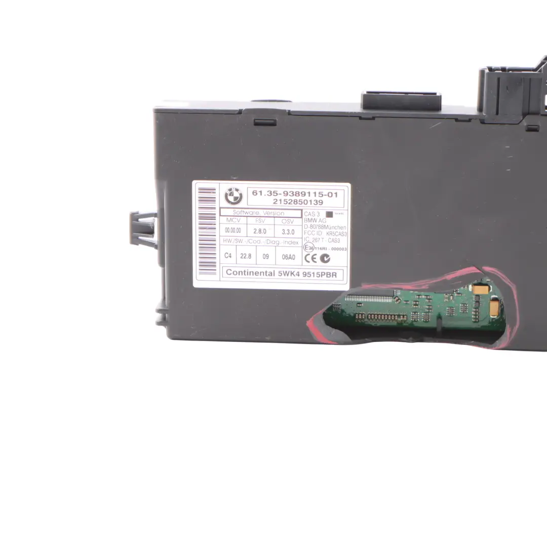 CAS3 Body Control Unit Key Reading Module BCM to Mini Countryman R60 with Part number 9389115 Mini Countryman R60 CAS3 Body Control Unit Key Reading Module BCM - SKU 9389115-1 - Part number 9389115