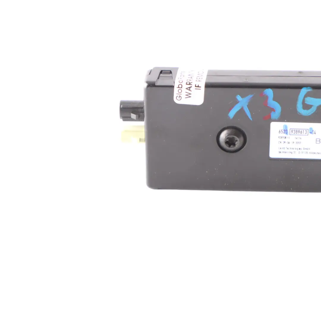 Antennenverstärker Antennensteuergerät Modul AM/FM für BMW X3 G01 mit Teilenummer 9389613 BMW X3 G01 Antennenverstärker Antennensteuergerät Modul AM/FM - SKU 9389613 - Teilenummer 9389613