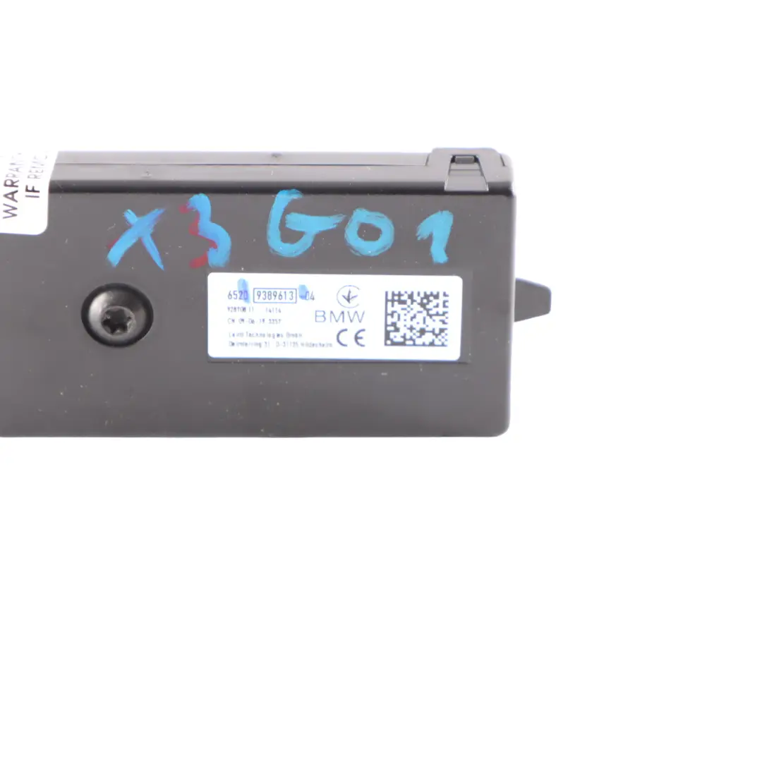 Antennenverstärker Antennensteuergerät Modul AM/FM für BMW X3 G01 mit Teilenummer 9389613 BMW X3 G01 Antennenverstärker Antennensteuergerät Modul AM/FM - SKU 9389613 - Teilenummer 9389613