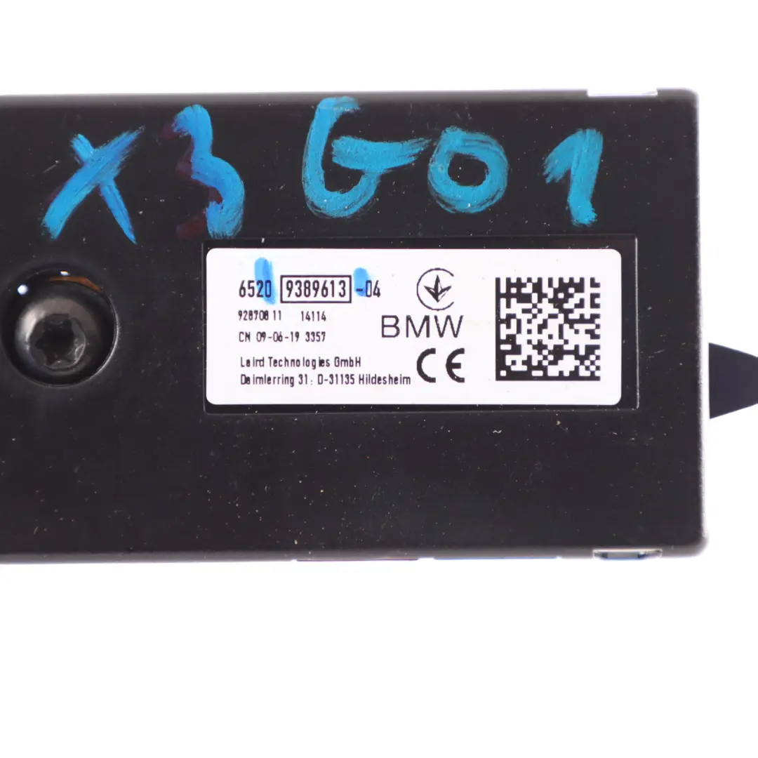 Antena Amplificador Antena Unidad de Control Módulo AM/FM para BMW X3 G01 con número de pieza 9389613 BMW X3 G01 Antena Amplificador Antena Unidad de Control Módulo AM/FM - SKU 9389613 - Número de pieza 9389613