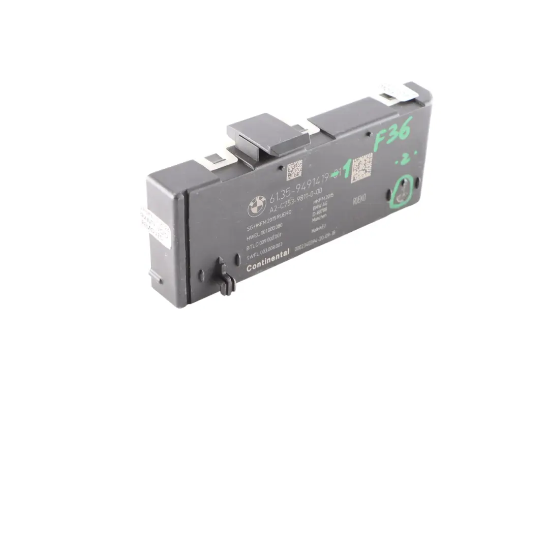 Trunk Lid Automatic Lift Control Module to BMW F45 F48 F15 F31 F36 Mini F60 with Part number 9491419 BMW F45 F48 F15 F31 F36 Mini F60 Trunk Lid Automatic Lift Control Module - SKU 9491419-1 - Part number 9491419