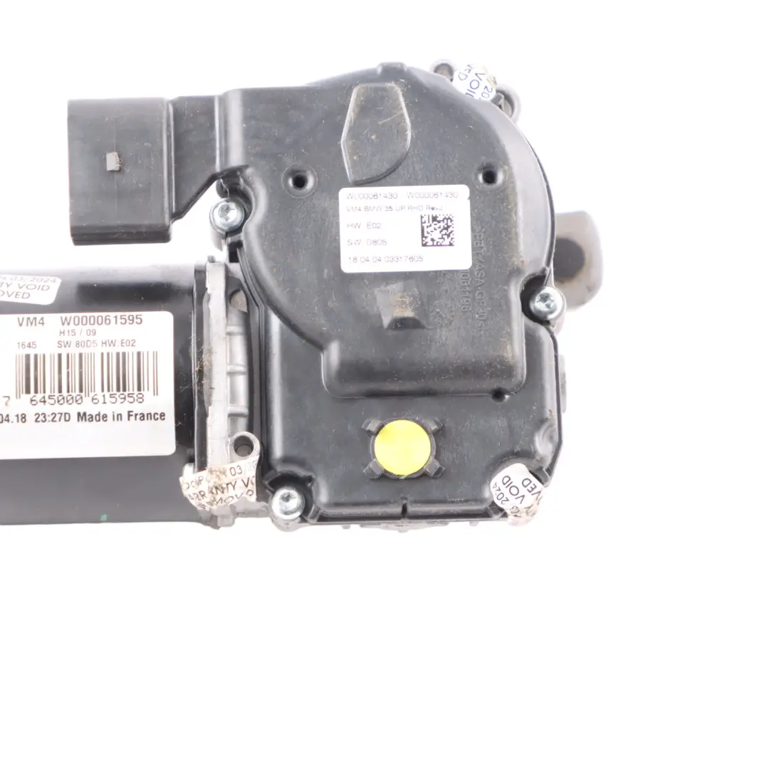 BMW G11 G12 G30 G31 Windshield Wiper Motor Linkage System - SKU RHD-9491440 - Part number 9491440