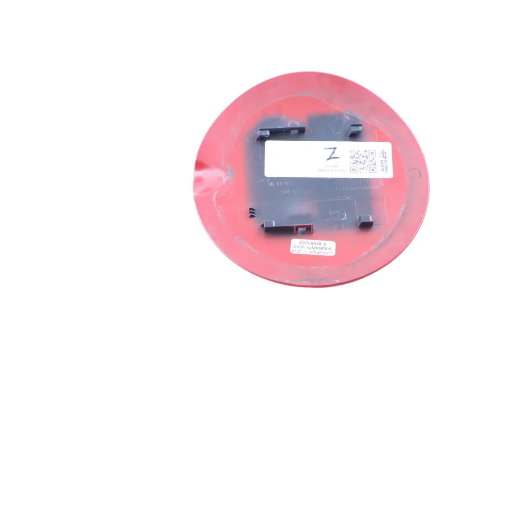 Filler Fill In Flap Cover Trim Cap Blazing Red B63 to Mini R60 Fuel with Part number 9801418 Mini R60 Fuel Filler Fill In Flap Cover Trim Cap Blazing Red B63 - SKU 9801418-BRMII - Part number 9801418