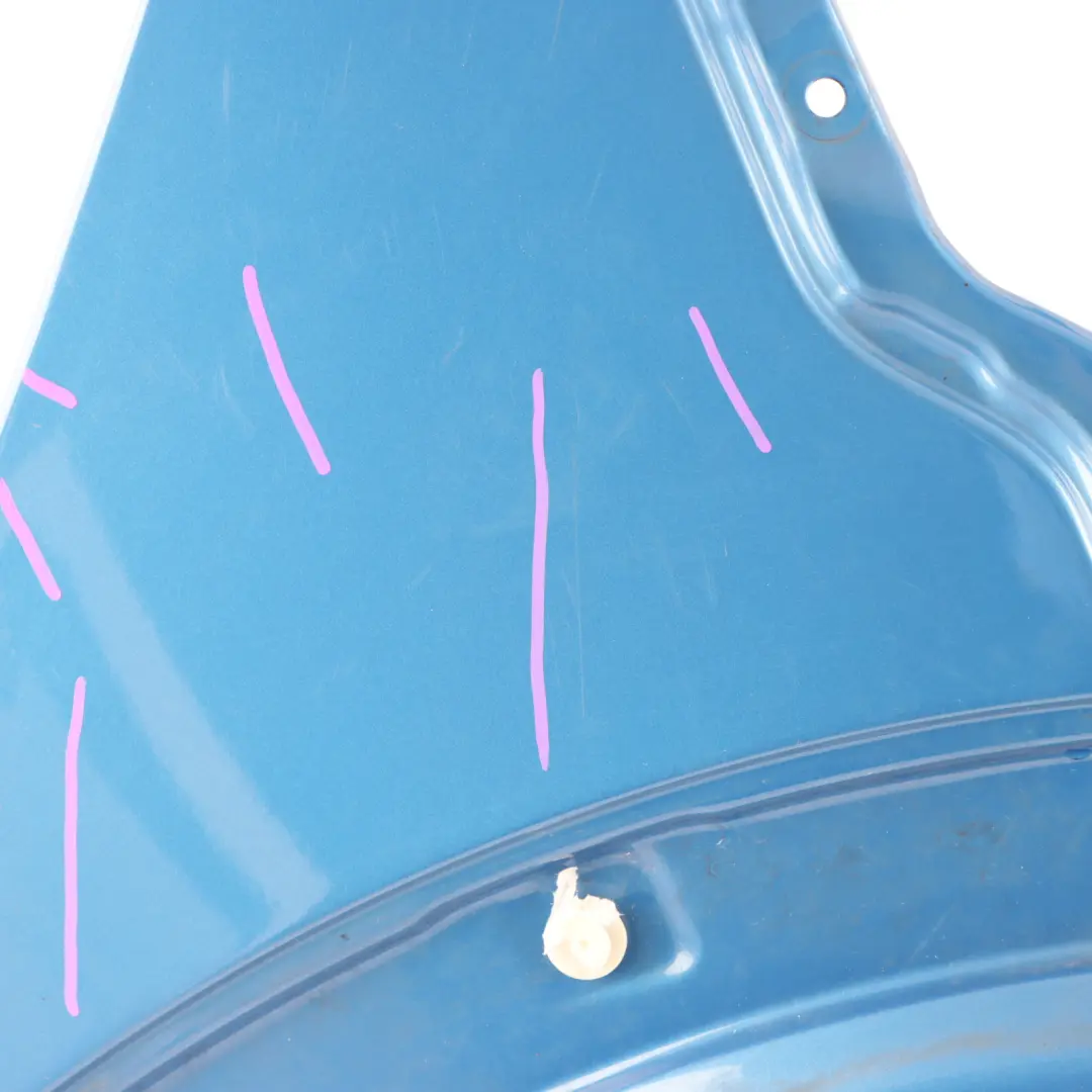 Side Panel Fender Front Right Wing O/S True Blue Metallic - B14 to Mini R60 R61 with Part number 9805644 Mini R60 R61 Side Panel Fender Front Right Wing O/S True Blue Metallic - B14 - SKU 9805644-TBM - Part number 9805644