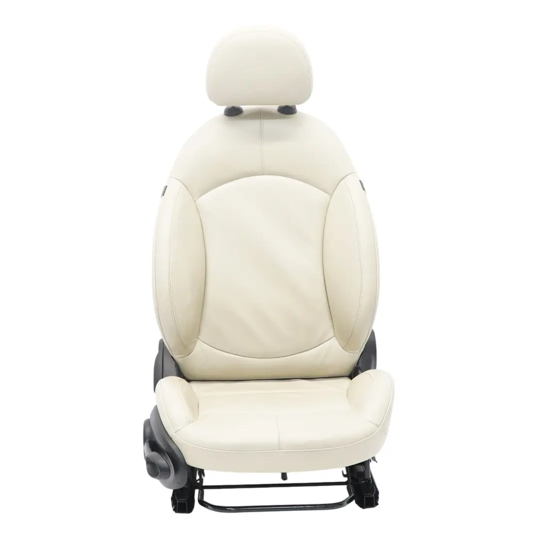 Front Seat Mini Cooper R60 Sport Heated Right O/S Leather Gravity Polar Beige to with Part number 9806614 Front Seat Mini Cooper R60 Sport Heated Right O/S Leather Gravity Polar Beige - SKU 9806614-1 - Part number 9806614