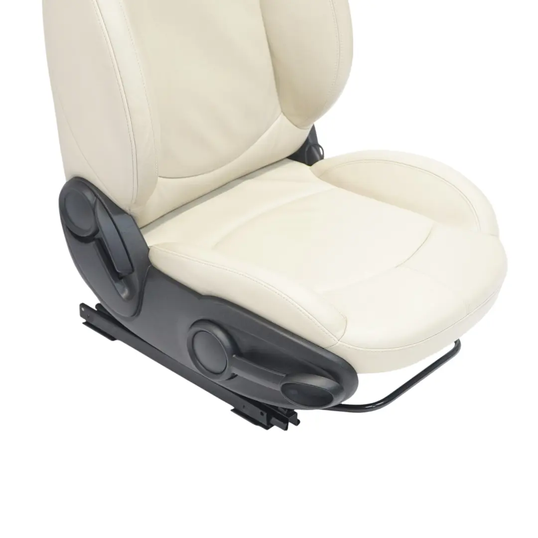Front Seat Mini Cooper R60 Sport Heated Right O/S Leather Gravity Polar Beige to with Part number 9806614 Front Seat Mini Cooper R60 Sport Heated Right O/S Leather Gravity Polar Beige - SKU 9806614-1 - Part number 9806614