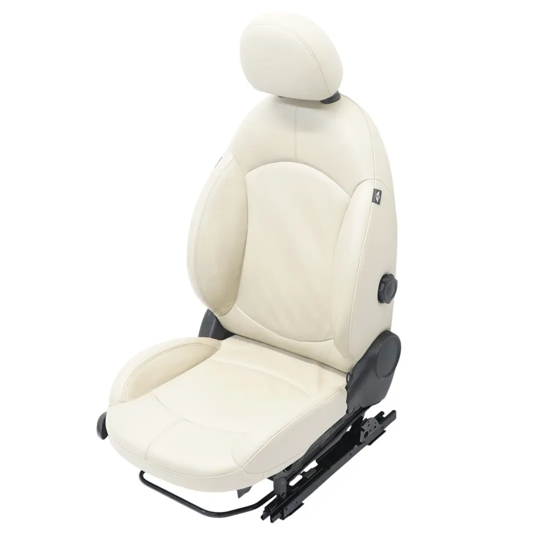 Front Seat Mini Cooper R60 Sport Heated Right O/S Leather Gravity Polar Beige to with Part number 9806614 Front Seat Mini Cooper R60 Sport Heated Right O/S Leather Gravity Polar Beige - SKU 9806614-1 - Part number 9806614